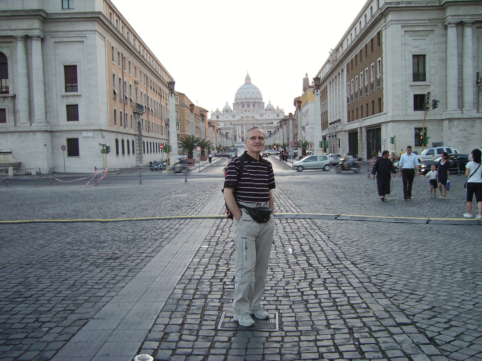 před basilikou sv.Petra 2009